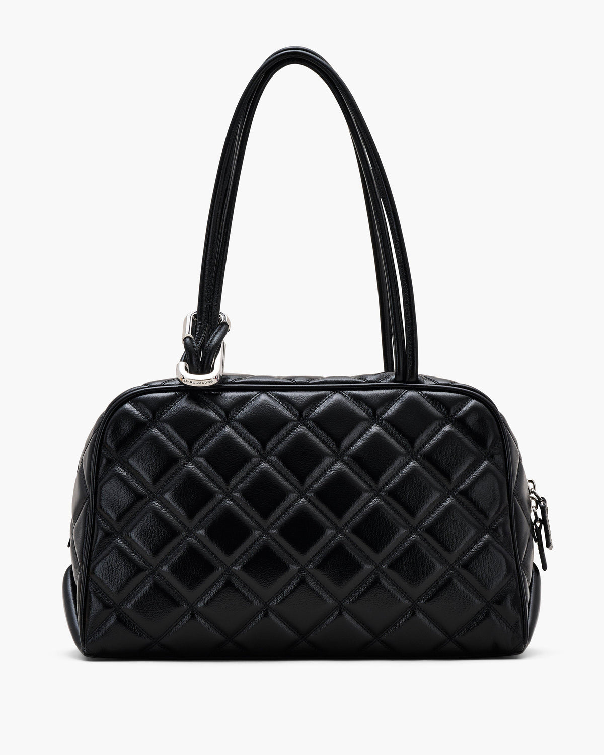 Marc Jacobs Marc Jacobs The Quilted Leather Dual Satchel Bag in Black