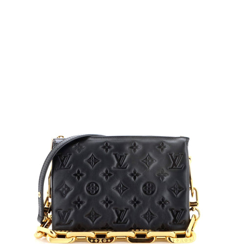 Coussin Bag Monogram Embossed Lambskin BB