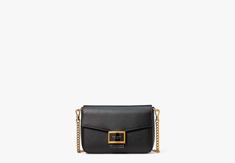 Kate Spade New York Katy Textured Leather Flap Chain Crossbody