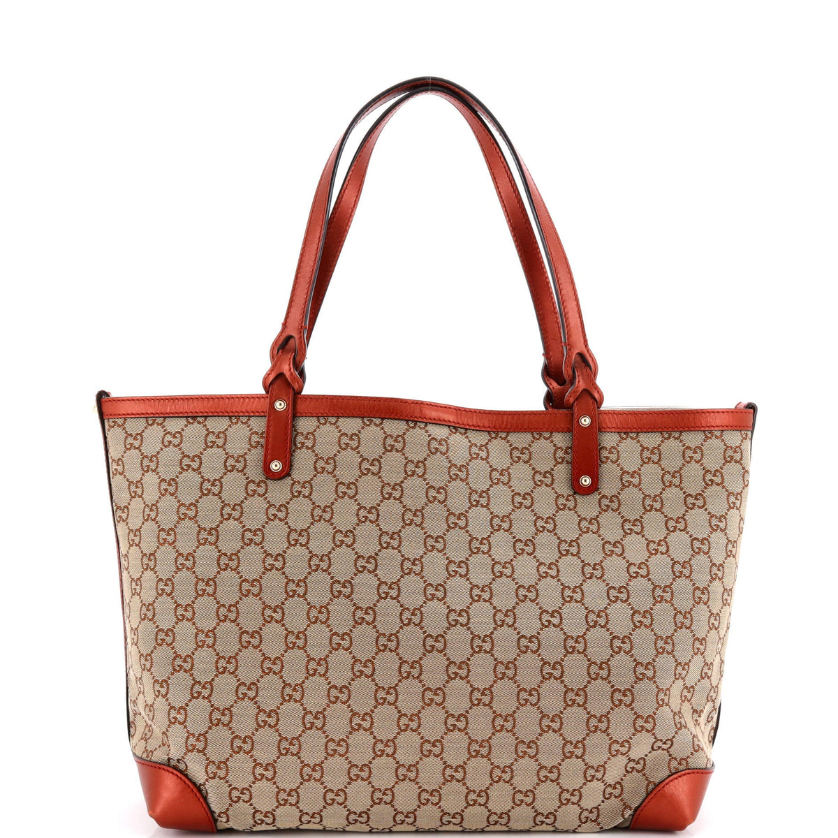 Gucci GUCCI Craft Tote GG Canvas with Leather Medium