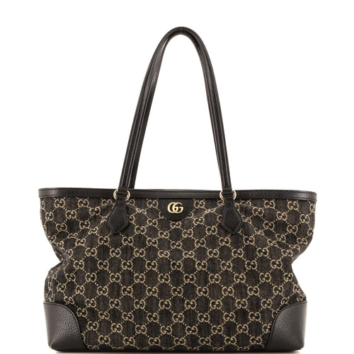 GUCCI Ophidia Shopping Tote GG Denim Medium