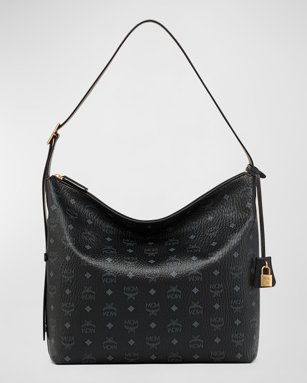 MCM Aren Visetos Monogram Hobo Bag