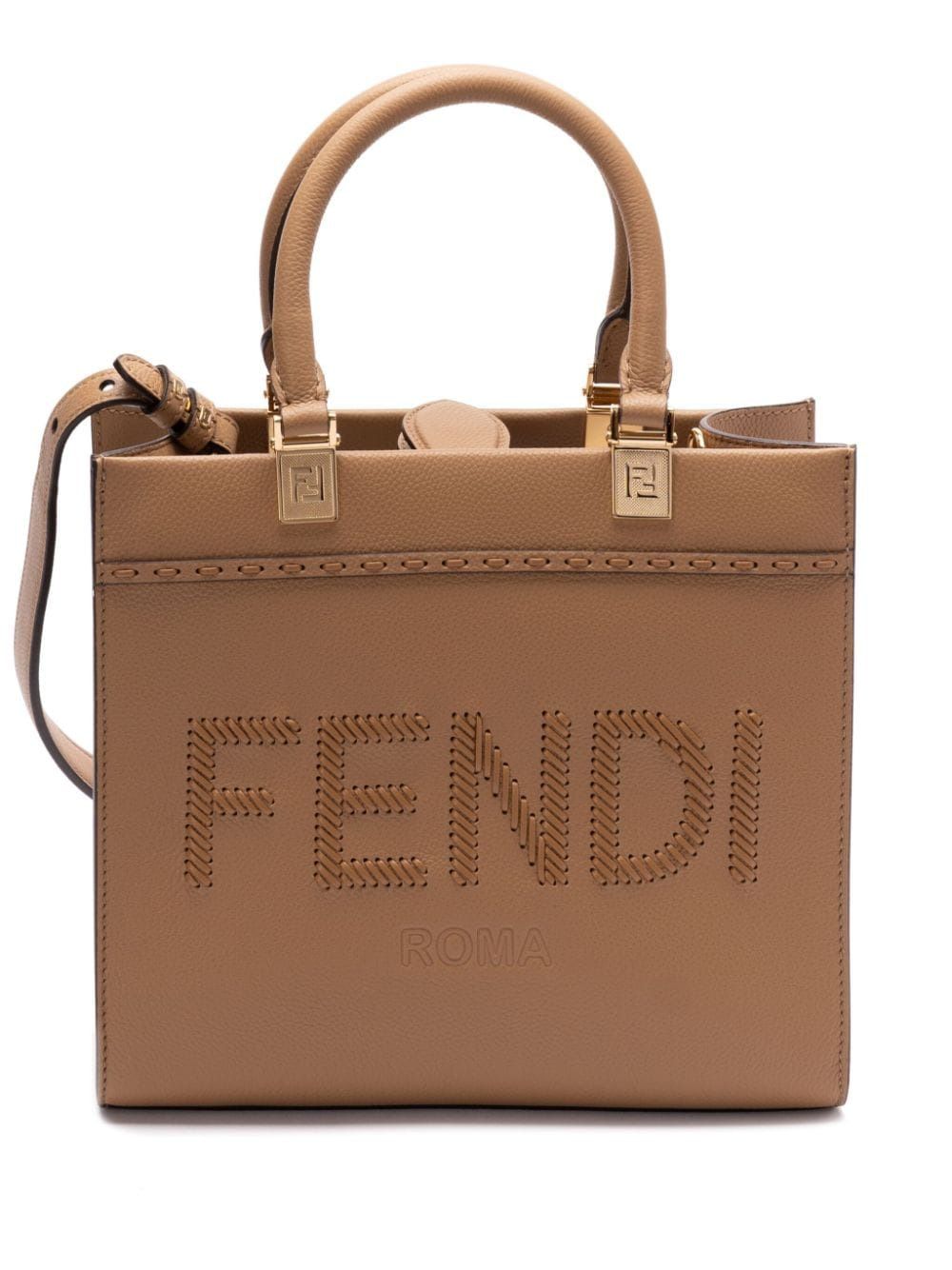 Fendi Women's Sunshine Small Bag in Cappuccino | 8BH394ASUE