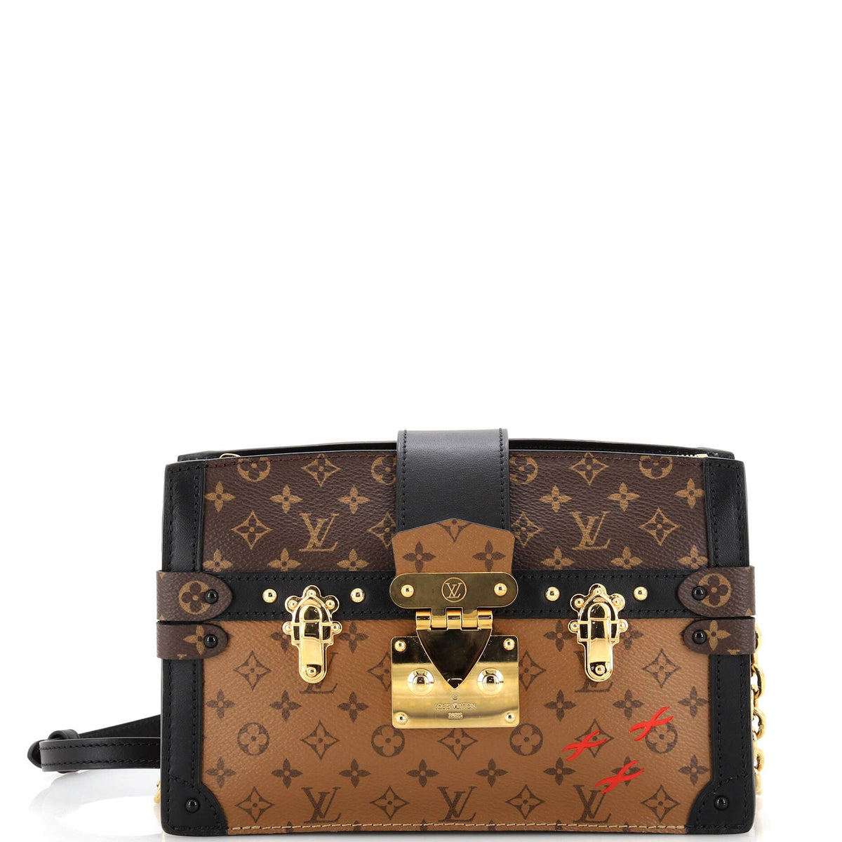 Louis Vuitton Trunk Clutch Reverse Monogram Canvas