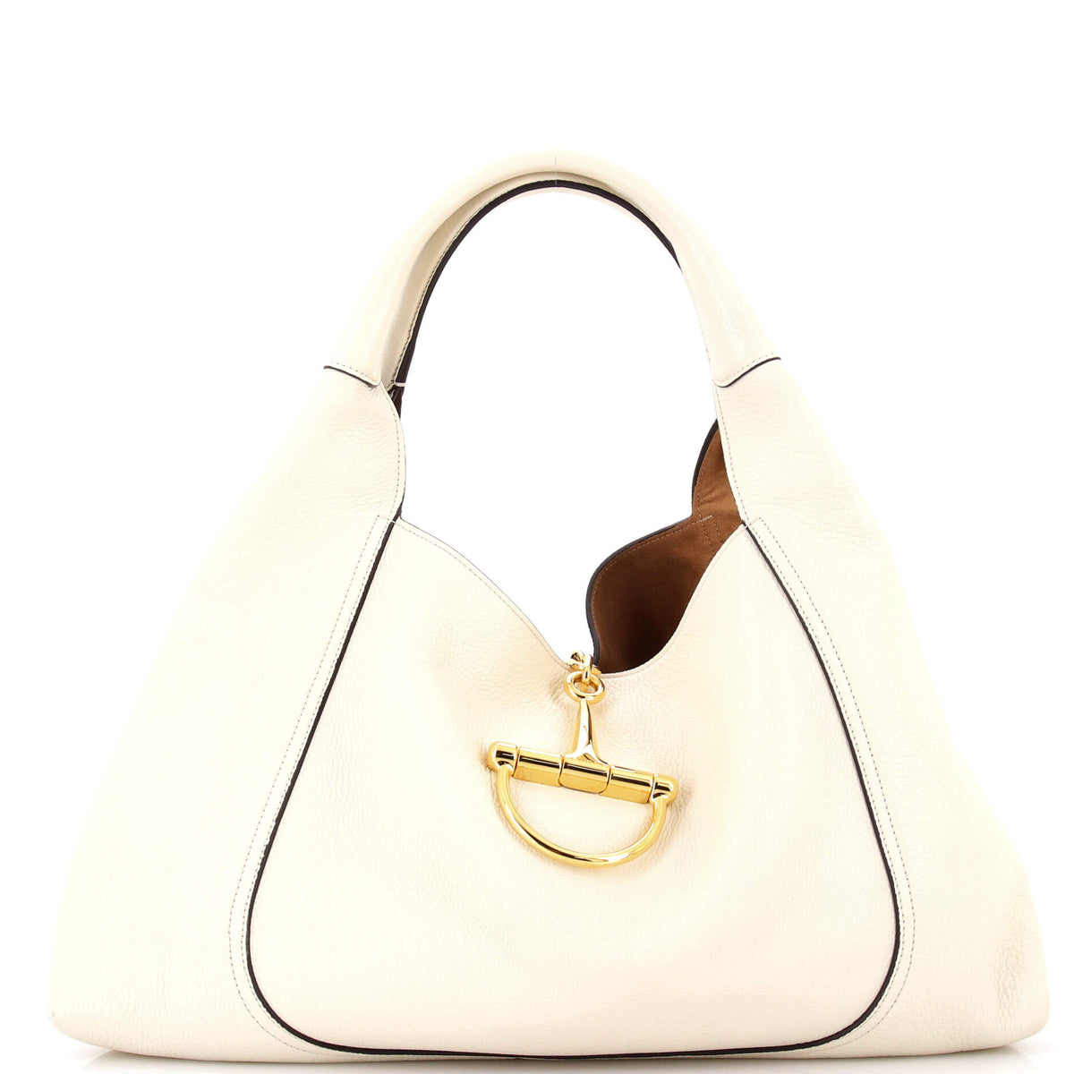 Gucci GUCCI Softbit Hobo Leather Maxi