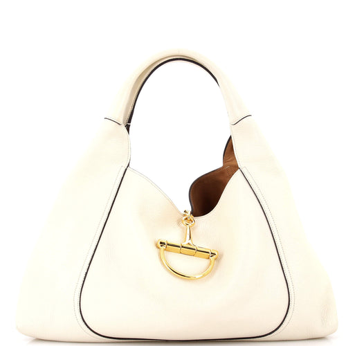 GUCCI Softbit Hobo Leather Maxi