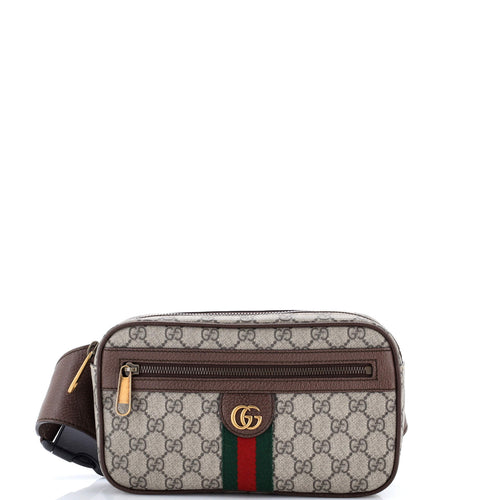GUCCI Ophidia Belt Bag GG Coated Canvas Medium