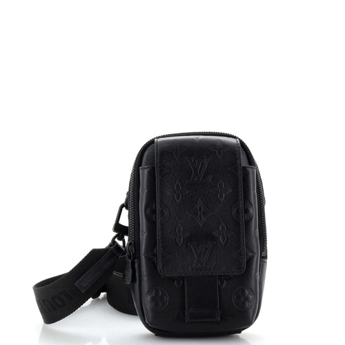 Double Phone Pouch NM Monogram Shadow Leather