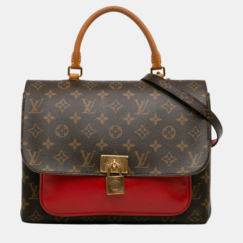 Brown/Red Monogram Marignan