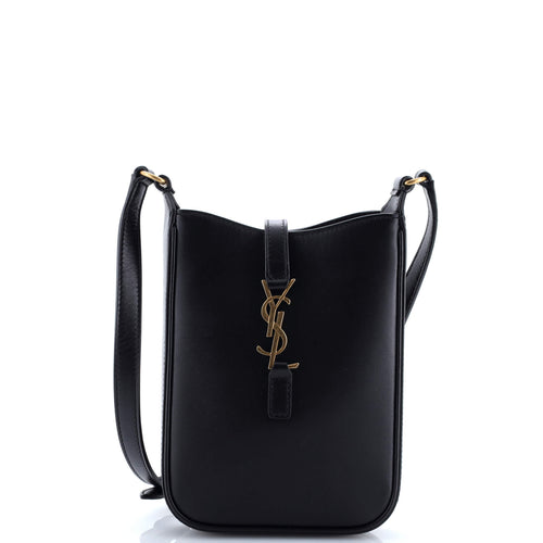 Le 5 a 7 Vertical Shoulder Bag Leather Mini