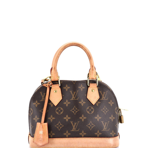 Alma Handbag Monogram Canvas BB