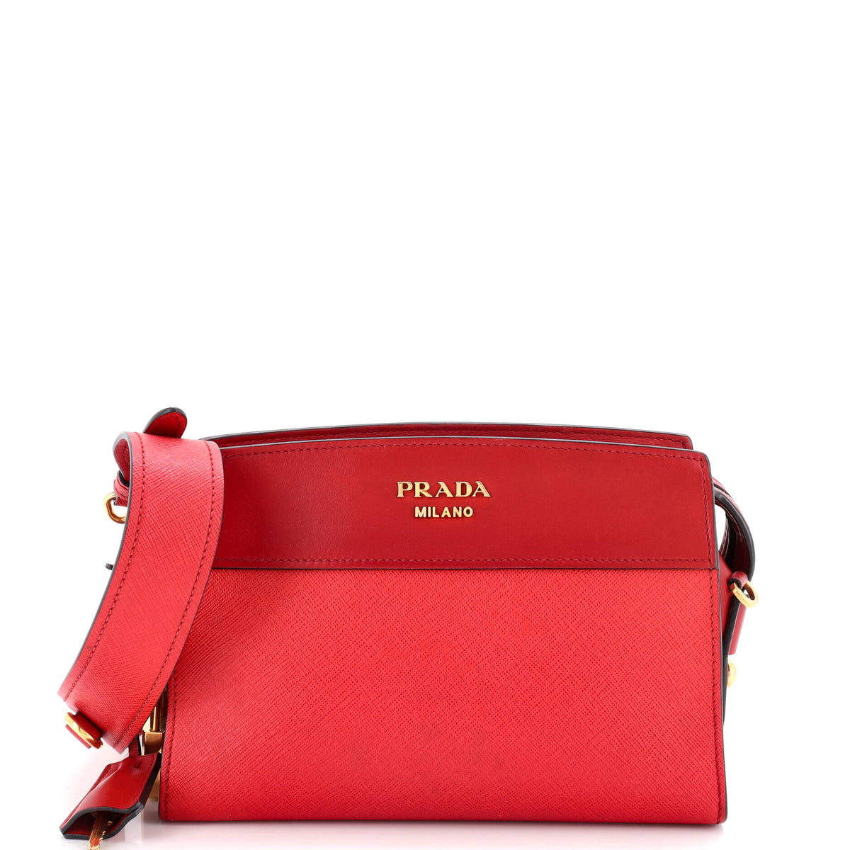 Prada PRADA Esplanade Crossbody Bag Saffiano with City Calf Small