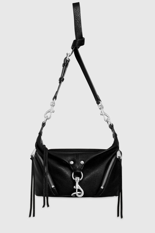 Small Julian Crossbody Bag In Black/Silver