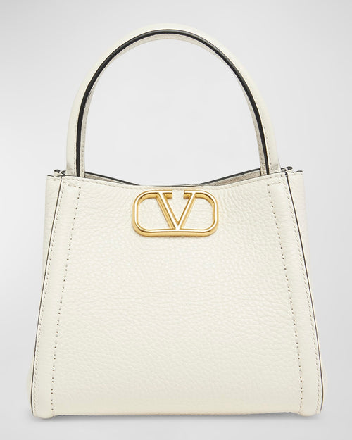 Alltime VLOGO Small Leather Top-Handle Bag