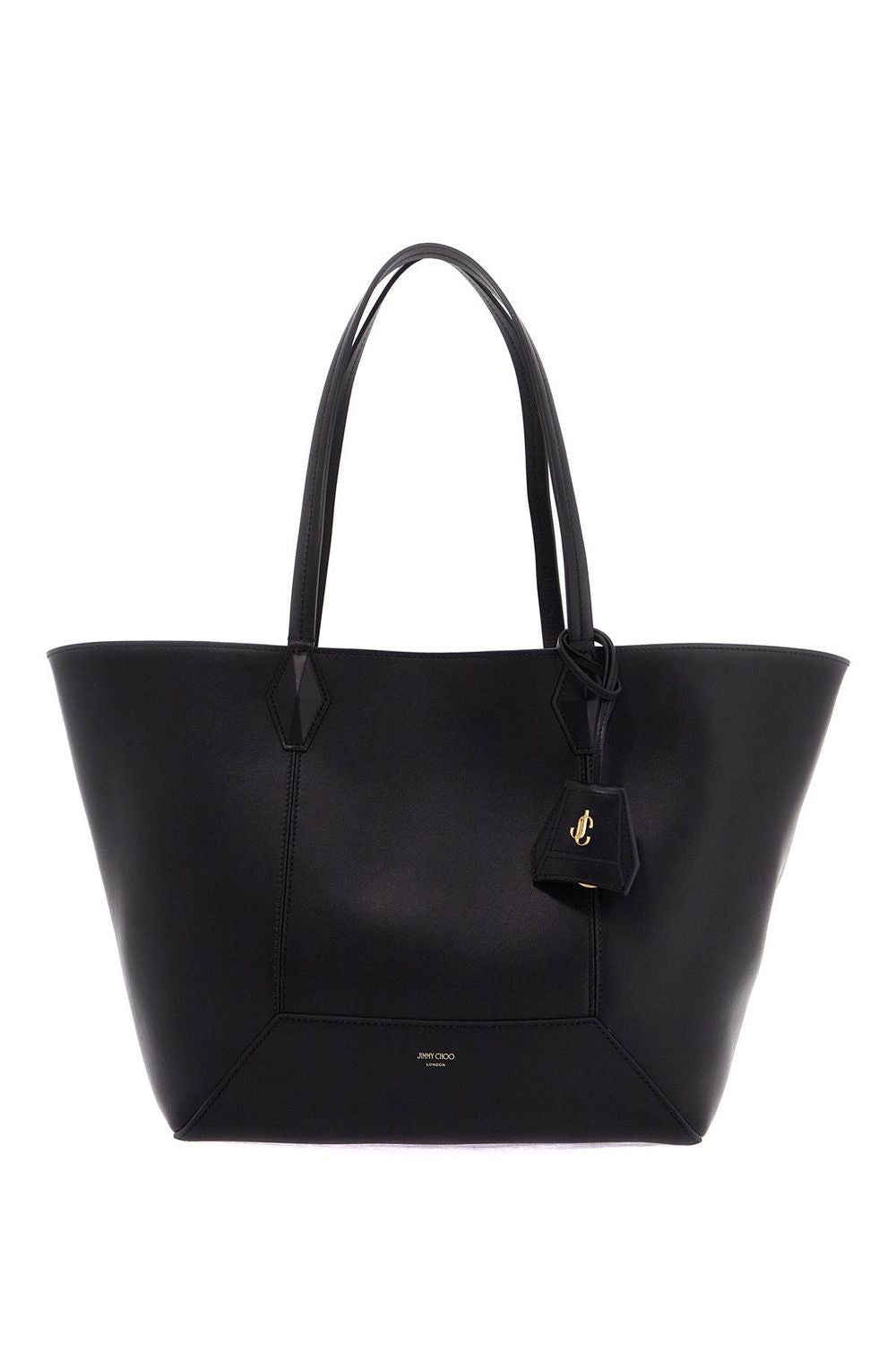 Jimmy Choo Women's Diamond M Tote Bag in Nero | DIAMONDTOTEMHUT
