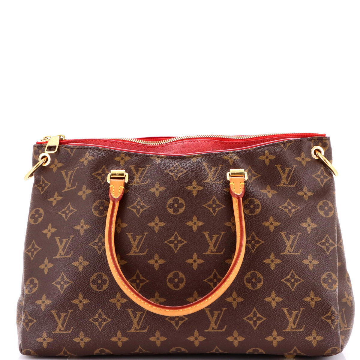 Louis Vuitton Pallas Tote Monogram Canvas with Leather