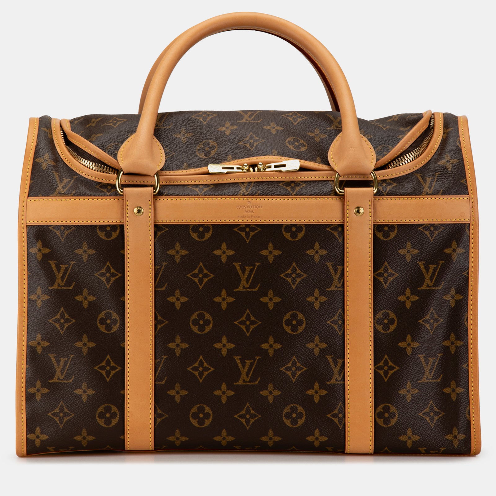 Louis Vuitton Tragetasche 40 für Hunde mit Monogramm