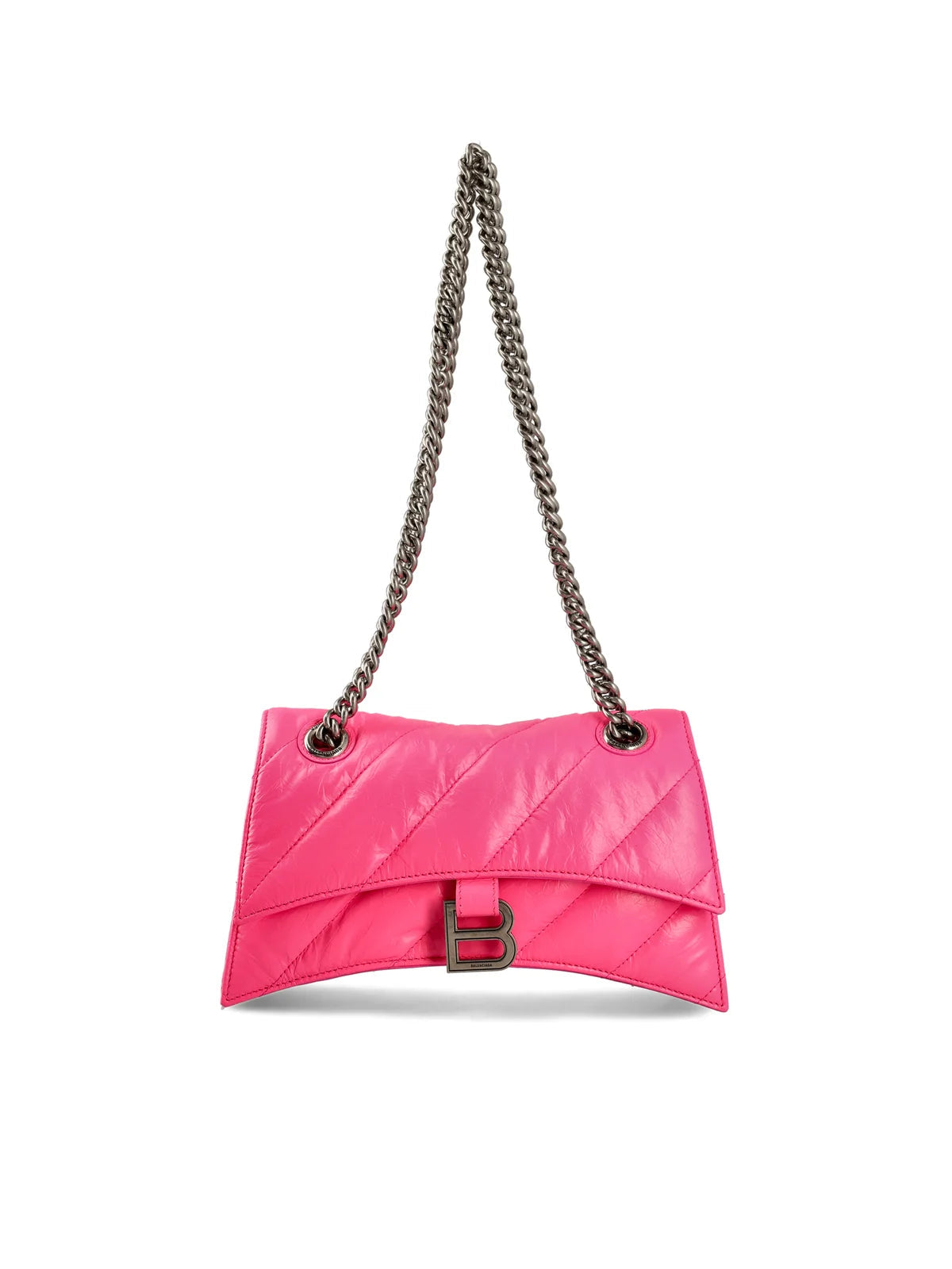 Balenciaga Women's Crush Shoulder Bag in Fuchsia | 7163512AABD Color 5634
