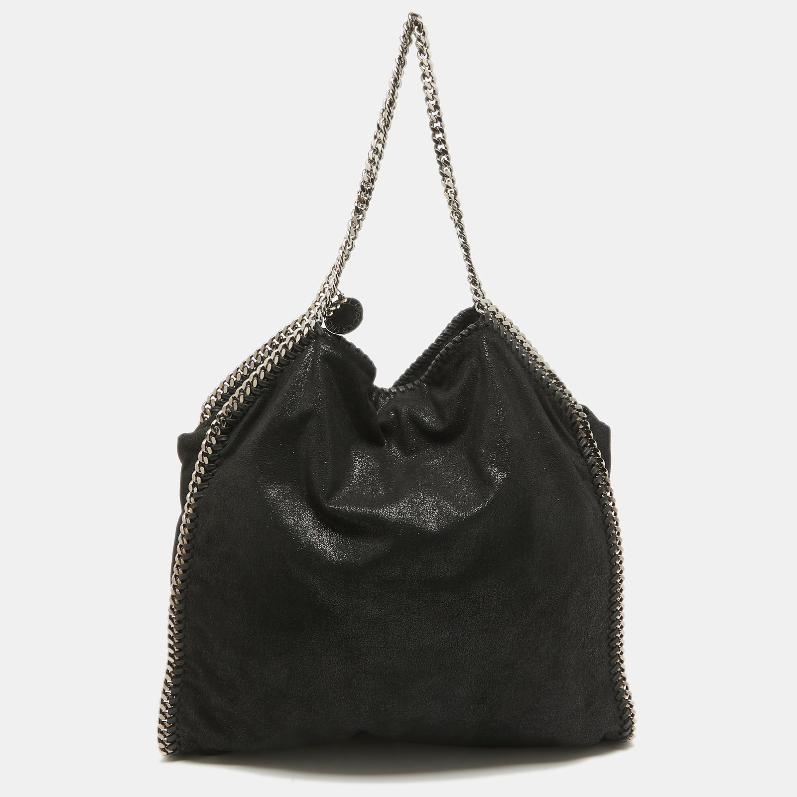 Stella McCartney Black Shaggy Dear Falabella Tote