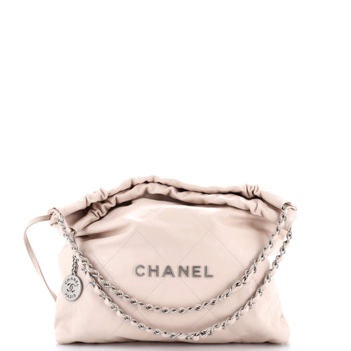 CHANEL 22 Chain Hobo Quilted Calfskin Medium