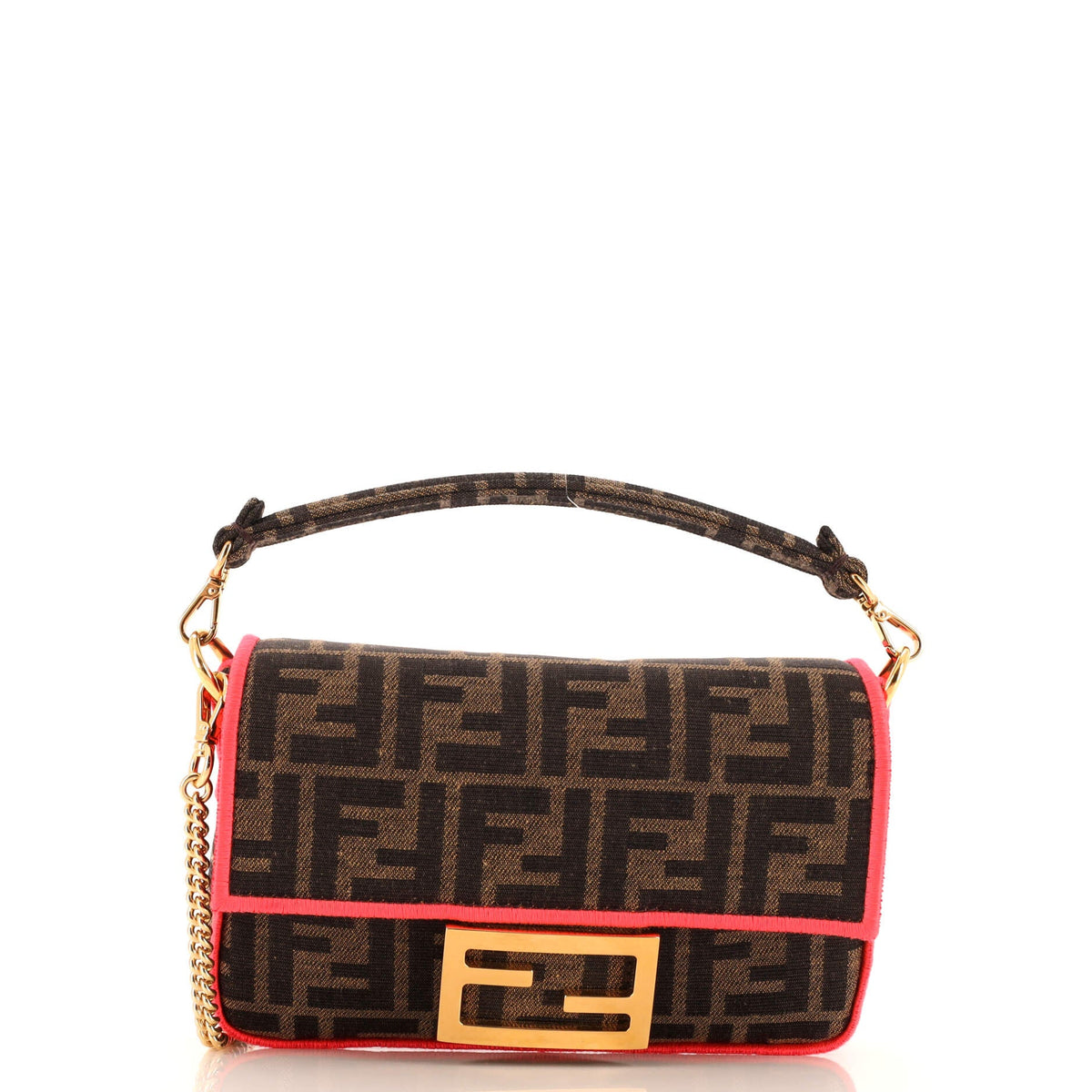 Fendi FENDI Baguette NM Bag Zucca Canvas Mini