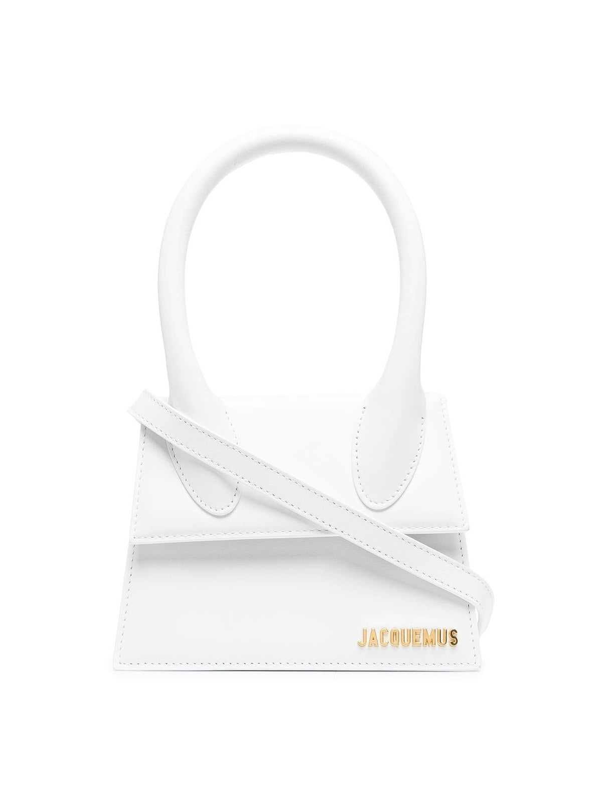 Jacquemus Women's Le Chiquito Moyen Handbag in White | Size UNI | 213BA002