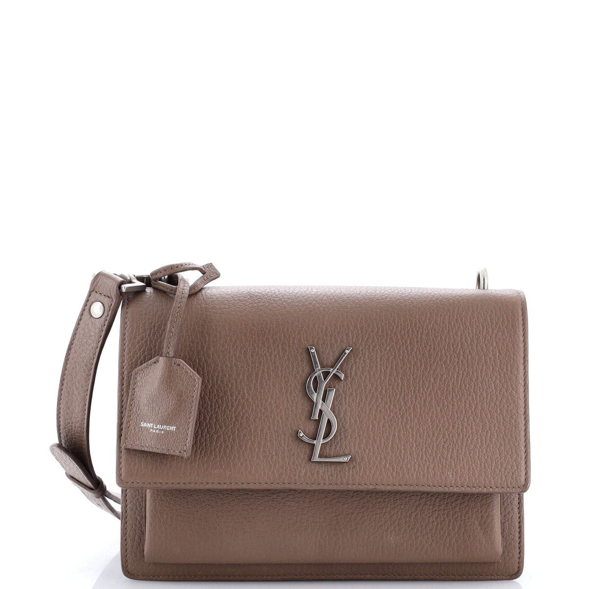Saint Laurent Sunset Satchel Leather Medium