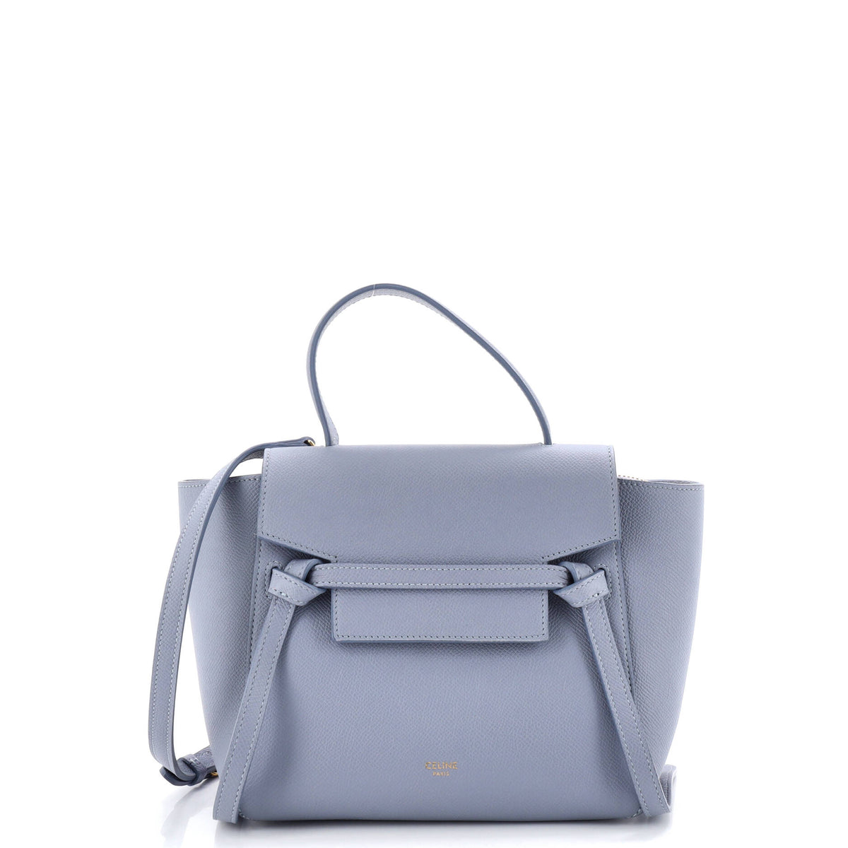 Celine CELINE Belt Bag Textured Leather Nano