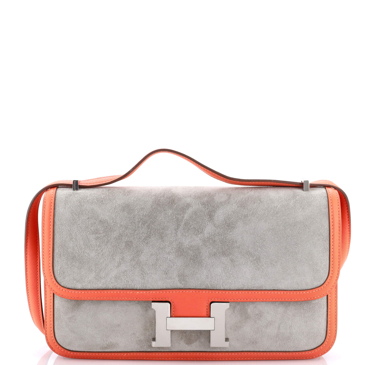 Herm?s Constance Elan Bag Doblis Suede with Swift 25