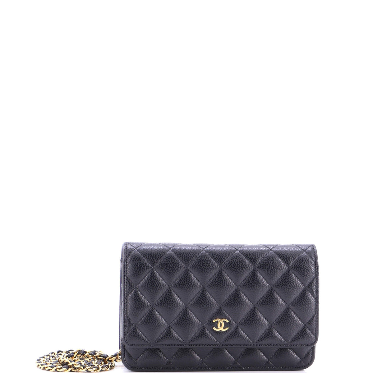 Chanel CHANEL Wallet on Chain Quilted Caviar