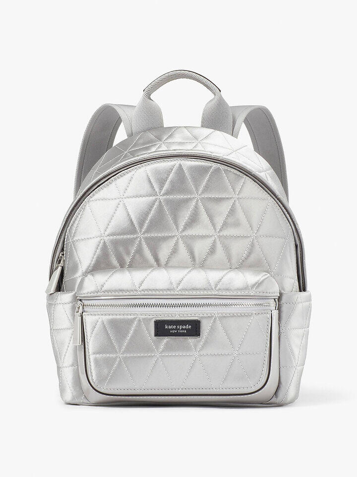 Kate Spade Au Sam Icon Quilted Satin Small Backpack