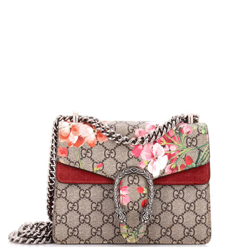 GUCCI Dionysus Bag Blooms Print GG Coated Canvas Mini