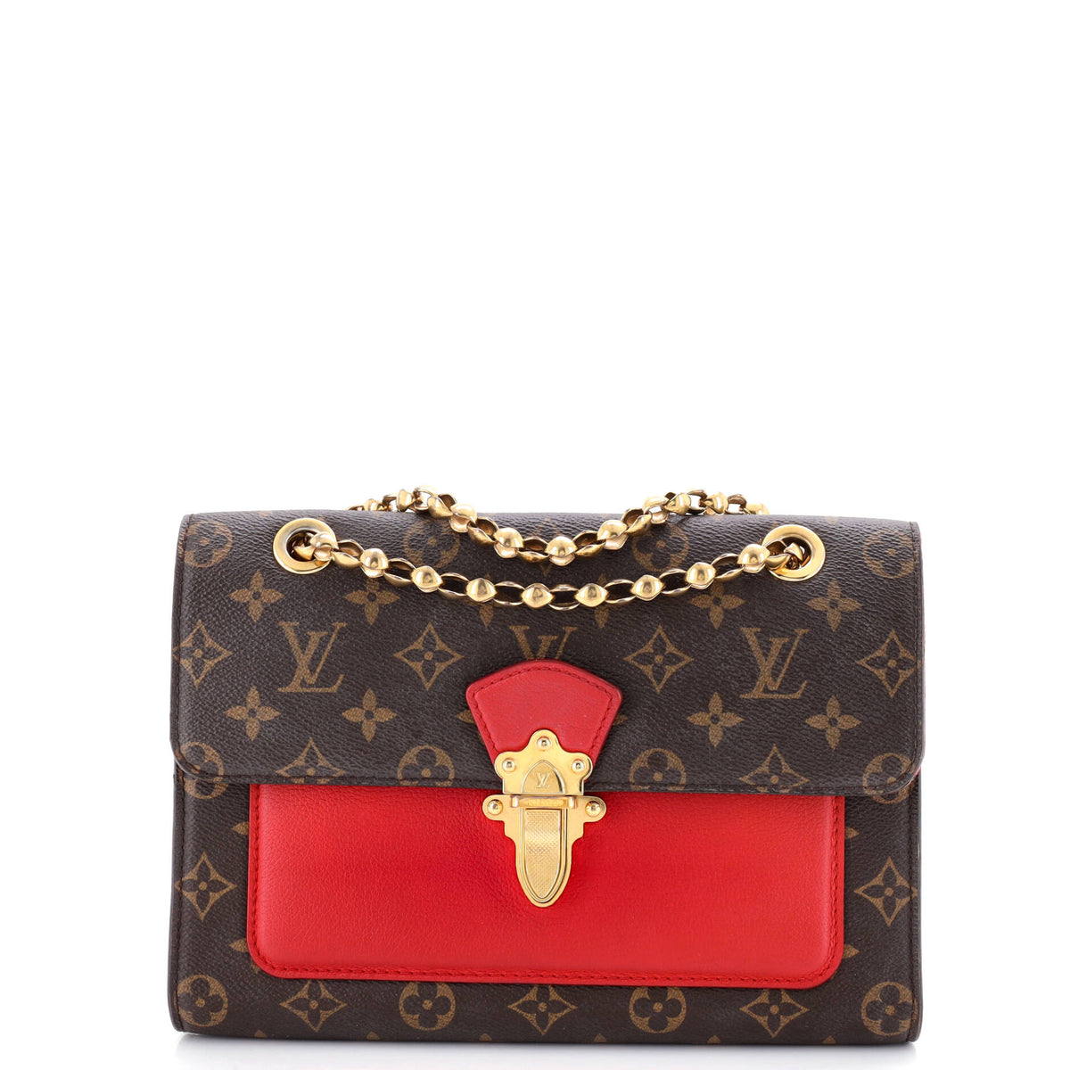 Louis Vuitton Victoire Handbag Monogram Canvas and Leather