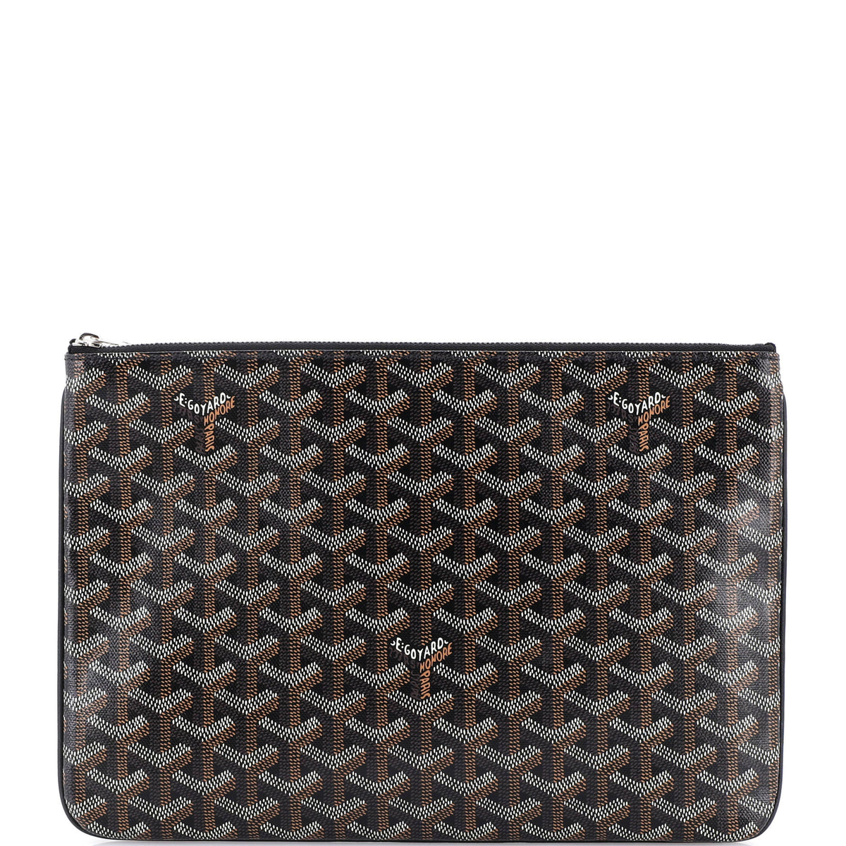 Goyard GOYARD Senat Zip Pouch Coated Canvas MM