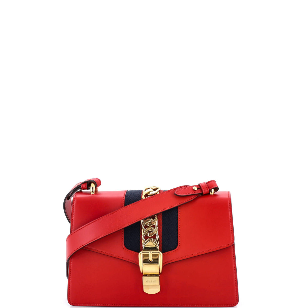 Gucci GUCCI Sylvie Shoulder Bag Leather Small