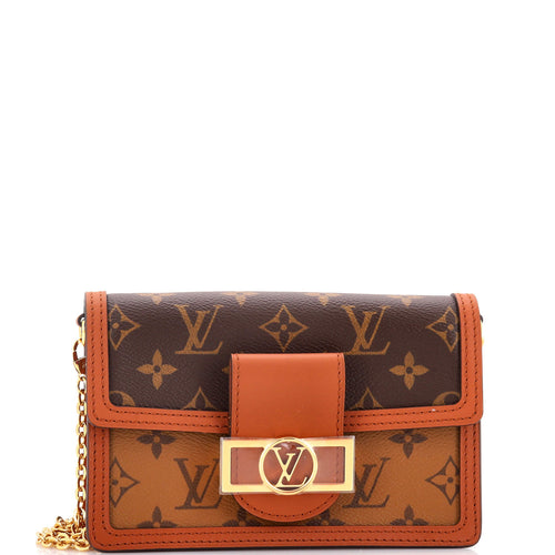 Dauphine Chain Wallet Reverse Monogram Canvas
