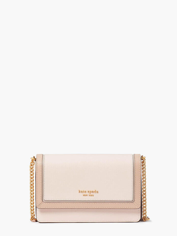 Kate Spade Au Morgan Colourblocked Flap Chain Wallet