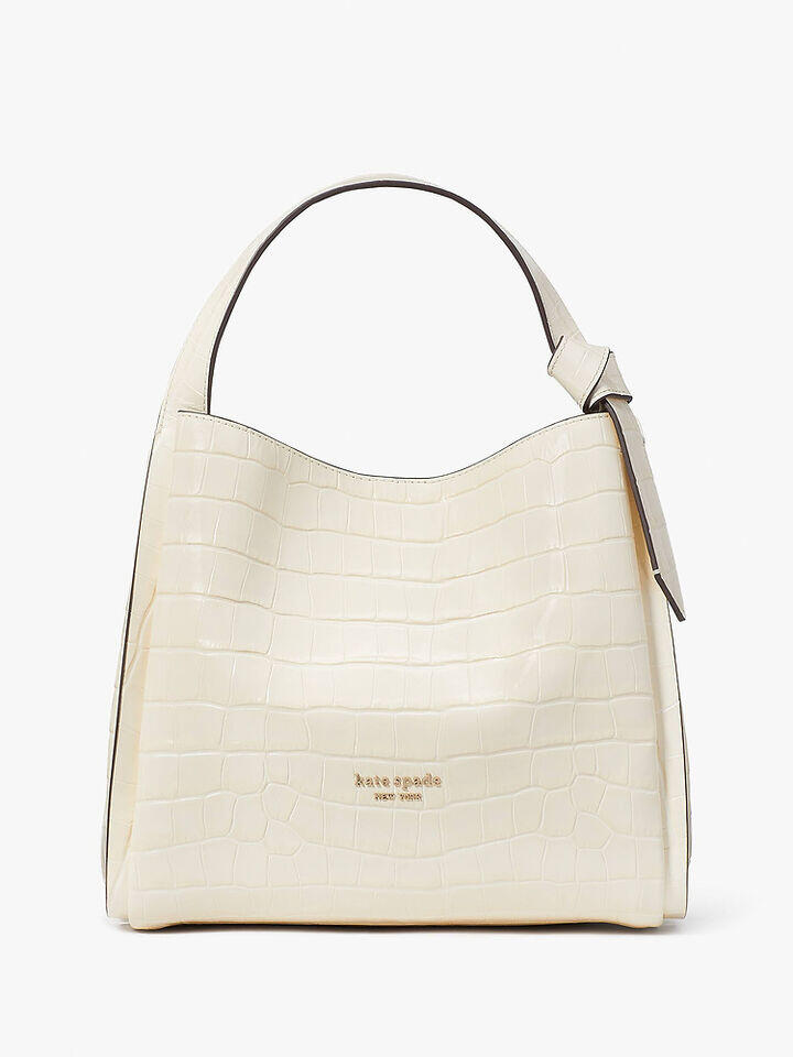 Kate Spade Au Knott Croc-embossed Medium Crossbody Tote