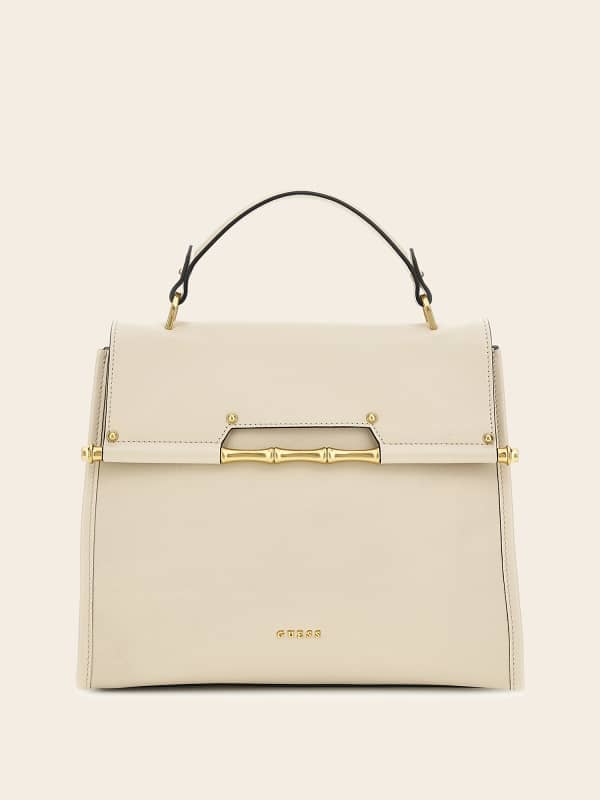 Guess Iris Genuine Leather Handbag