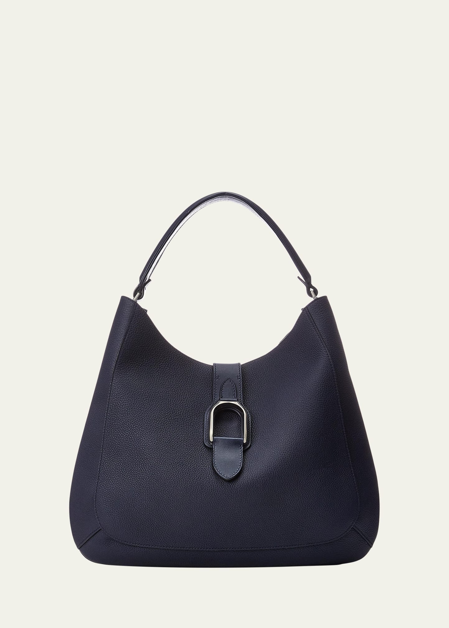 Ralph Lauren Wellington Leather Hobo Bag