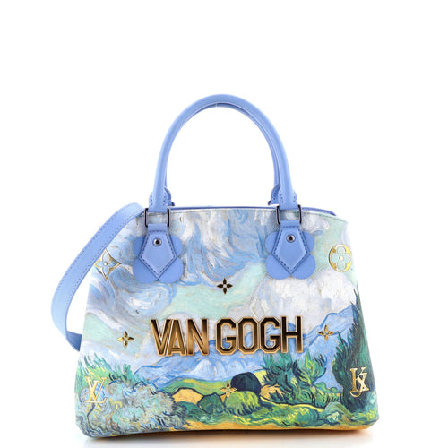 Montaigne Handbag Limited Edition Jeff Koons Van Gogh Print Canvas MM