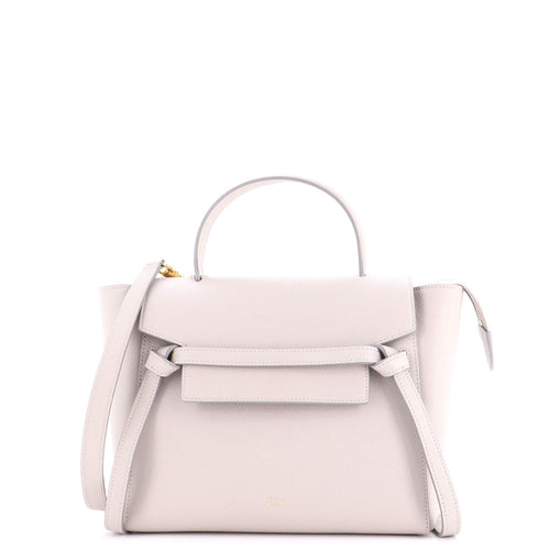 CELINE Belt Bag Textured Leather Micro