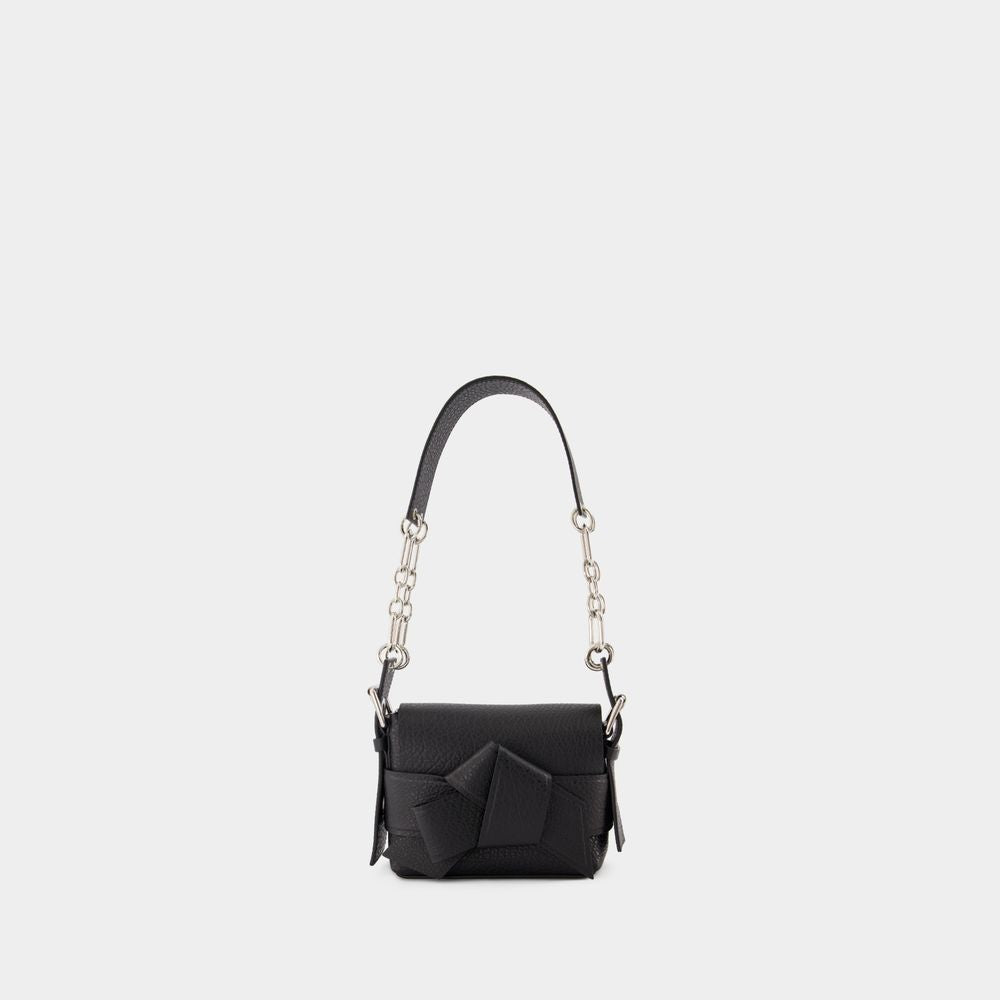 Acne Studios Women's Musubi Shoulder Bag in Black | A10387 Color 900