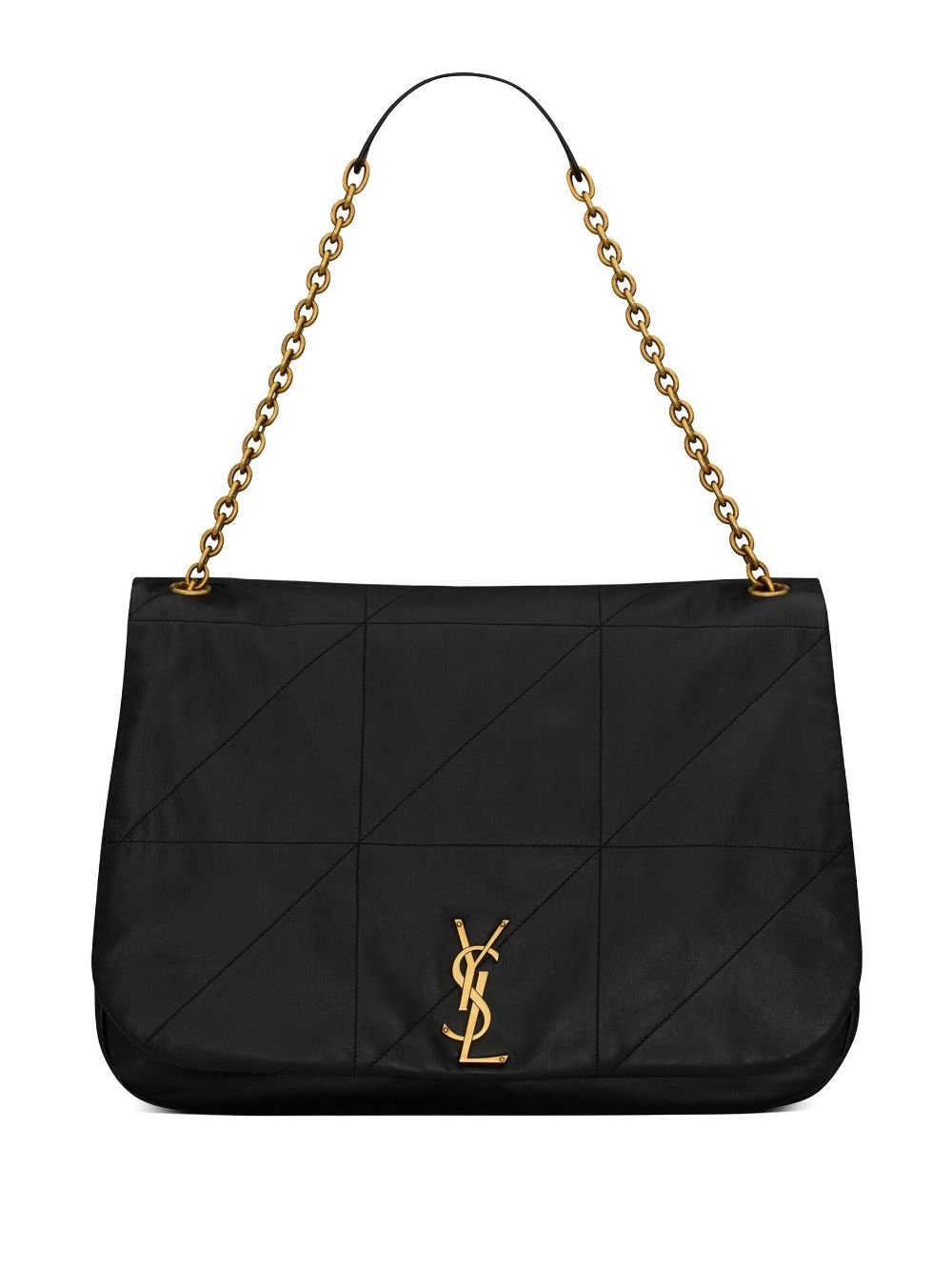 Saint Laurent Women's Jamie Medium Leather Shoulder Bag in Black | Size UNICA | 742431AAB32