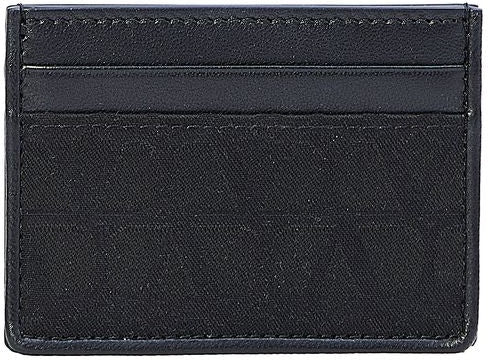 Valentino Garavani Men's Toile Iconographe Cardholder in Black | 4Y2P0T83PQE