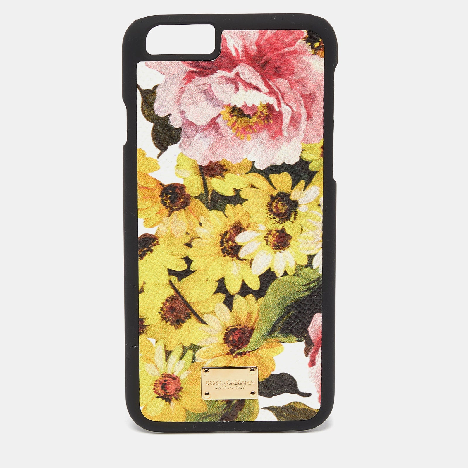 Dolce & Gabbana Multicolor Floral Print Leather iPhone 6 Case