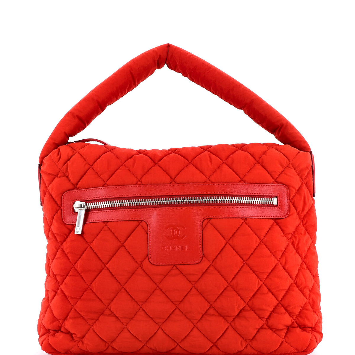Chanel CHANEL Coco Cocoon Hobo Quilted Nylon Medium