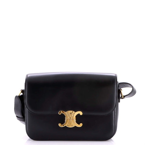 CELINE Triomphe Shoulder Bag Smooth Calfskin Medium