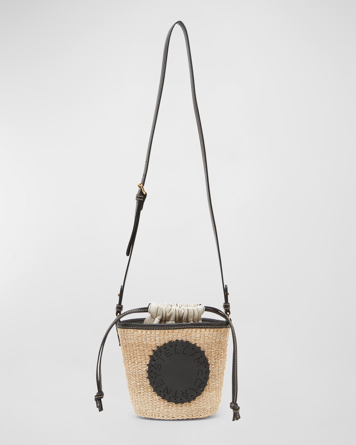 Stella McCartney Eco Abaca Basket Crossbody Bag