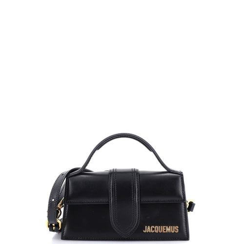 Le Bambino Top Handle Flap Bag Leather